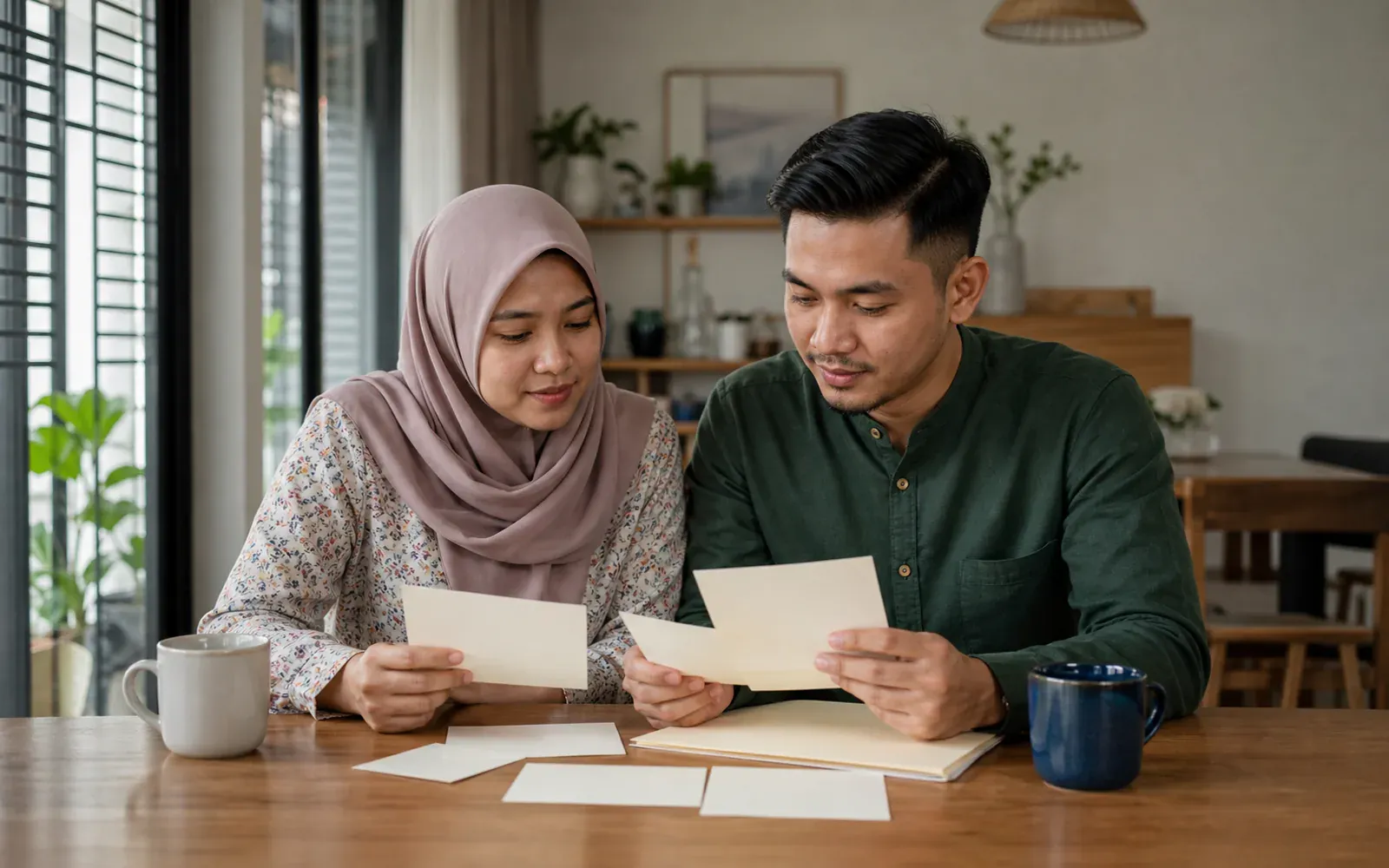 Pasangan Melayu Malaysia merancang pertanyaan rumah mengikut lokasi